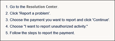PayPal instructions